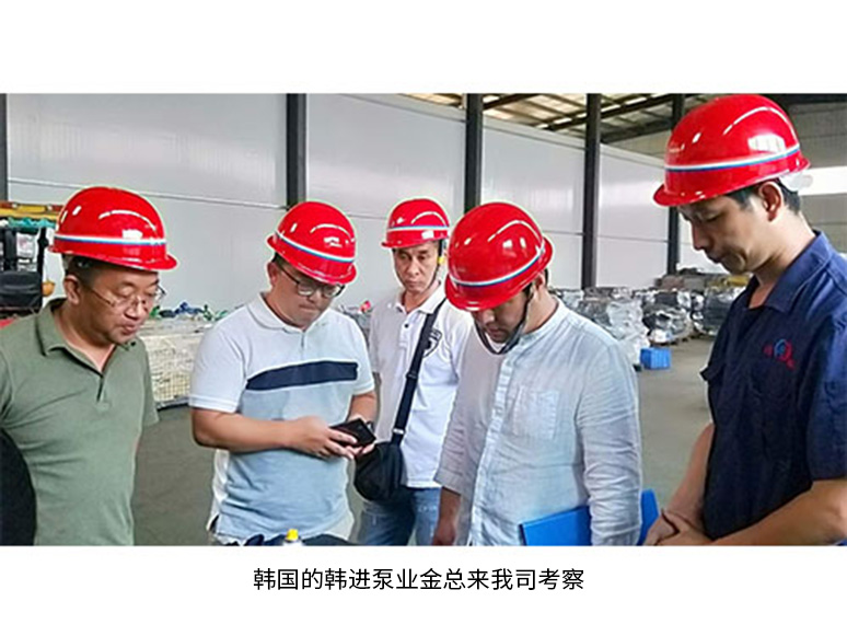 韓國(guó)的韓進(jìn)泵業(yè)金總來我司考察 韓國(guó)的韓進(jìn)泵業(yè)金總來我司考察